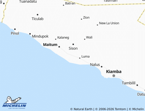 MICHELIN Pangi map - ViaMichelin
