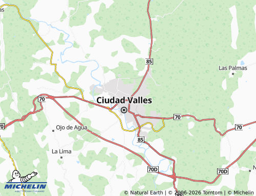 MICHELIN-Landkarte Valle Alto - ViaMichelin