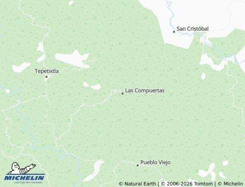 Carte MICHELIN Las Compuertas - ViaMichelin