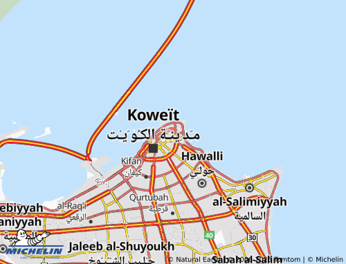 Mappa MICHELIN al-Sharq 4 - ViaMichelin