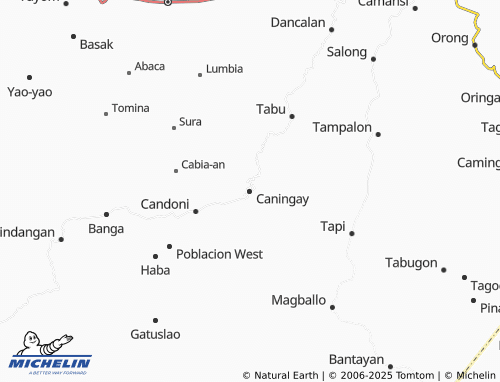 MICHELIN Caningay map - ViaMichelin
