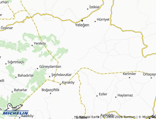 Mappa MICHELIN Ağabey - ViaMichelin