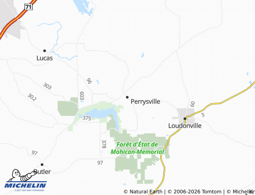 Carte MICHELIN Perrysville - ViaMichelin