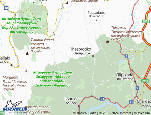 Mappa MICHELIN Kranea - ViaMichelin
