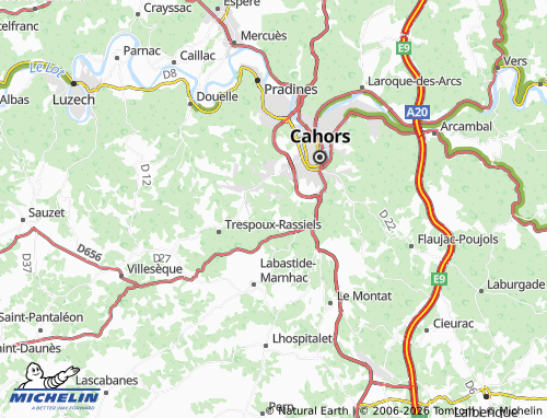 Carte MICHELIN Bessières - ViaMichelin