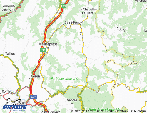 Carte MICHELIN Lastic - ViaMichelin
