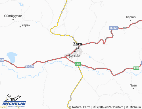 MICHELIN Ahmet Başyurt map - ViaMichelin
