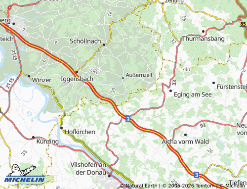 MICHELIN Maign map - ViaMichelin