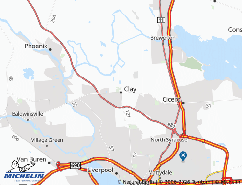 Mapa MICHELIN Clay - ViaMichelin