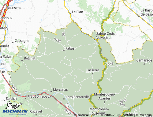Kaart MICHELIN Naudot - ViaMichelin