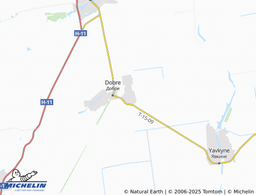 MICHELIN-Landkarte Novoiehorivka - ViaMichelin