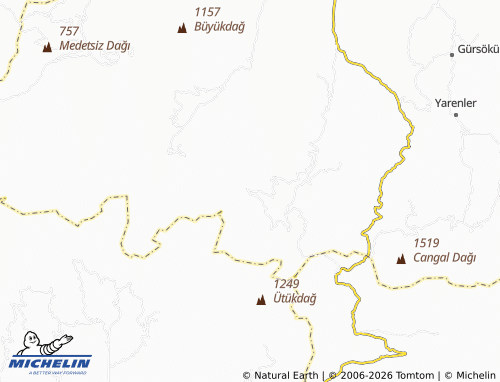 MICHELIN Avdullu map - ViaMichelin