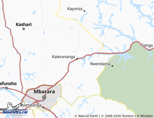 Carte MICHELIN Katerananga - ViaMichelin