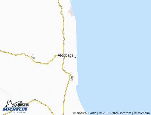 MICHELIN Alcobaça map - ViaMichelin