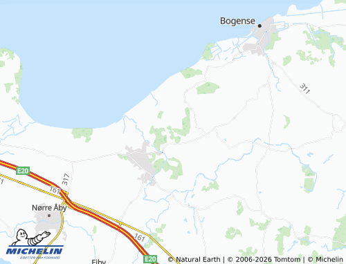 MICHELIN Broskov map - ViaMichelin