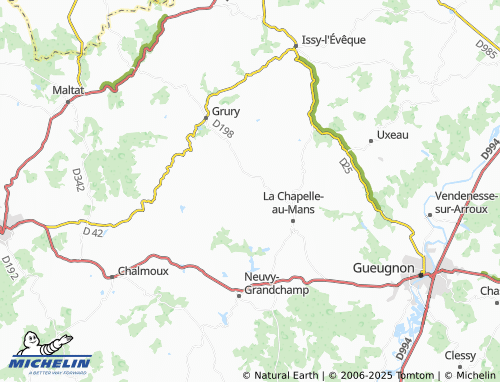 Mappa MICHELIN Les Mouteaux - ViaMichelin