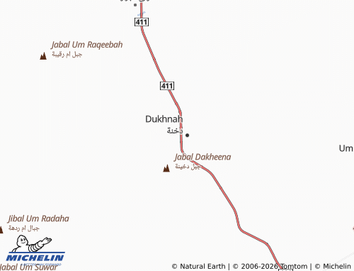 MICHELIN-Landkarte al-Nahdah - ViaMichelin