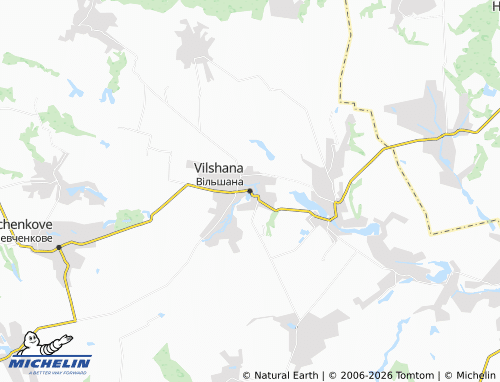 Mapa MICHELIN Vilshana - ViaMichelin