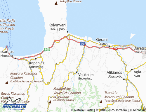 Mapa MICHELIN Pontikiana - ViaMichelin