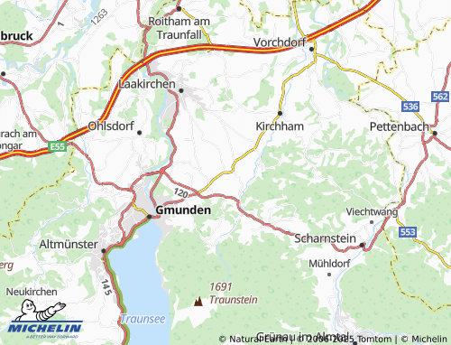 MICHELIN-Landkarte Oberndorf - ViaMichelin