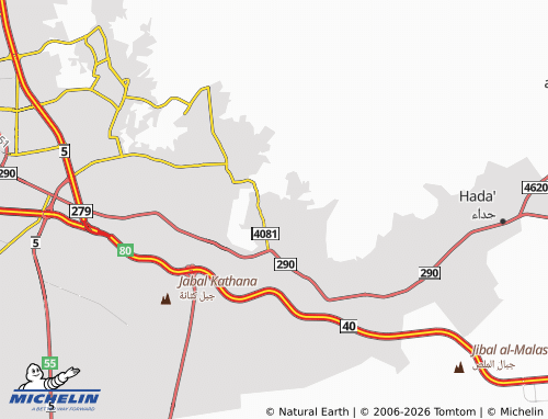 Carte MICHELIN al-Mahameed - ViaMichelin