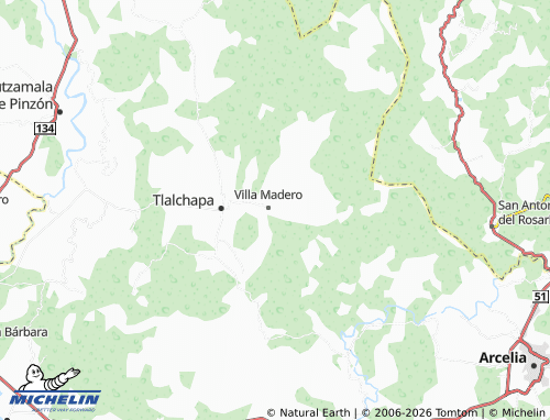 MICHELIN Guariche map - ViaMichelin
