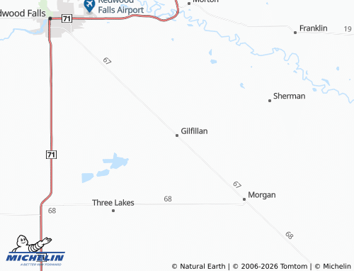Mapa MICHELIN Gilfillan - ViaMichelin