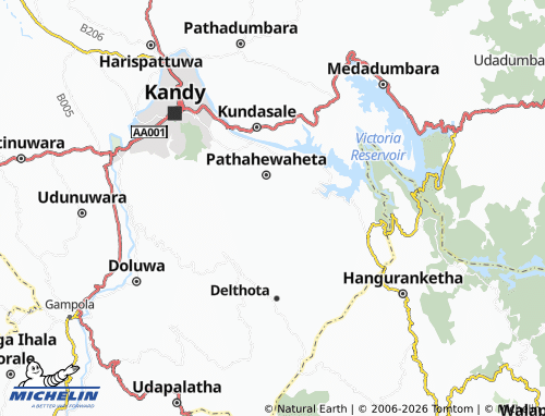Mappa MICHELIN Nugaliyadda Pahala - ViaMichelin