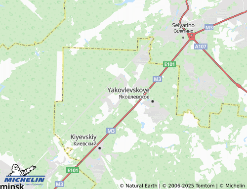MICHELIN Pakhorka map - ViaMichelin