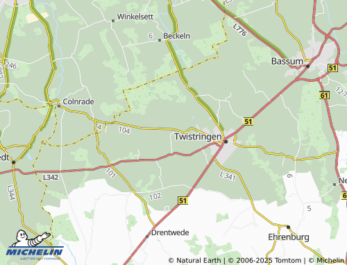 MICHELIN Altenmarhorst map - ViaMichelin