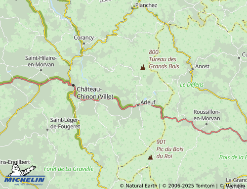 Carte MICHELIN Le Chatz - ViaMichelin