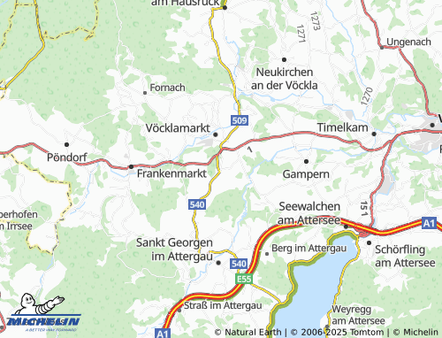 Carte MICHELIN Walchen - ViaMichelin