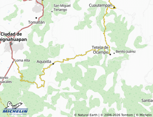 MICHELIN Xalostoc map - ViaMichelin