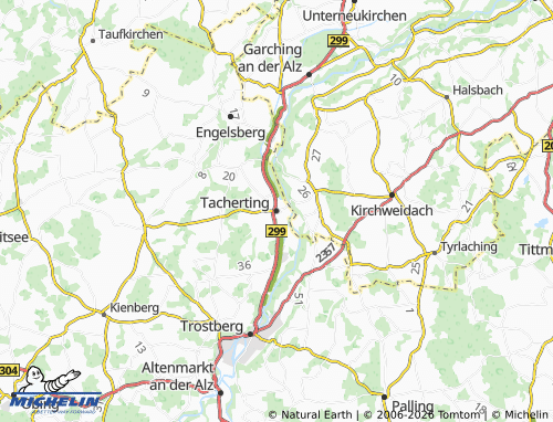 Mappa MICHELIN Tacherting - ViaMichelin