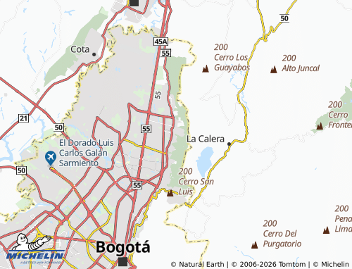 Carte MICHELIN Bosque de Pinos III Rural - ViaMichelin