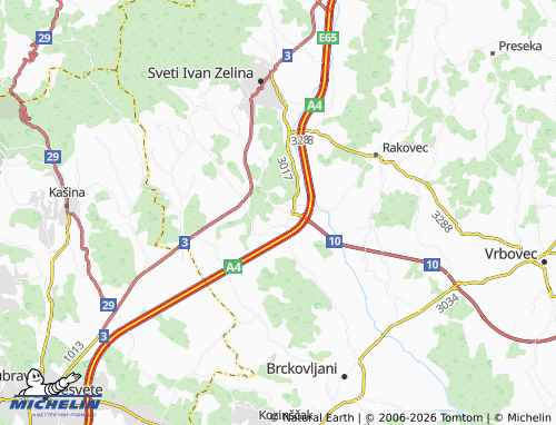 Mapa MICHELIN Sveta Helena - ViaMichelin