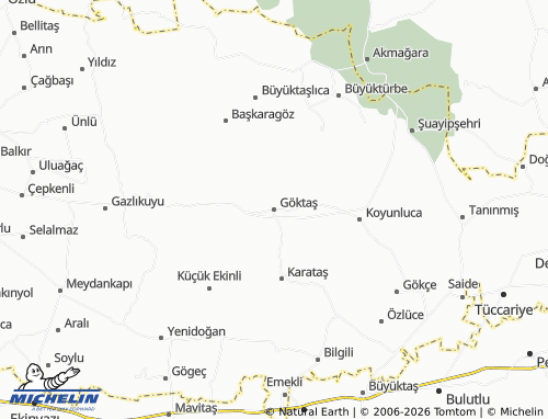 MICHELIN Göktaş map - ViaMichelin