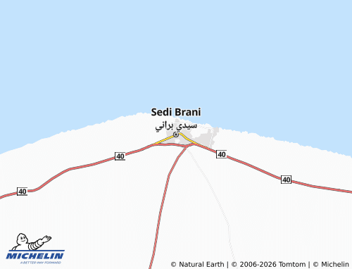 Mapa MICHELIN Sedi Brani - ViaMichelin