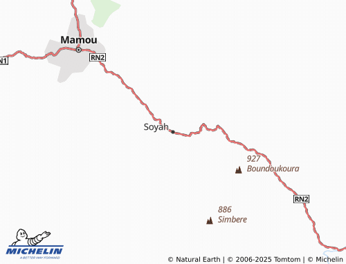 Carte MICHELIN Soyah - ViaMichelin