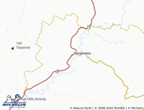 Mapa MICHELIN Mangaweka - ViaMichelin