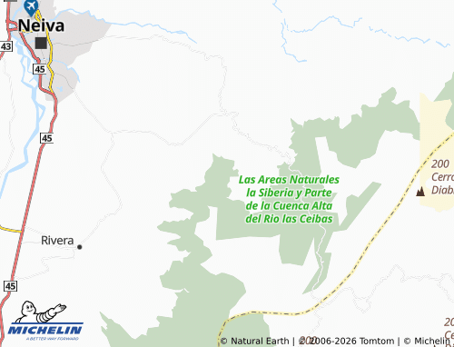 Carte MICHELIN Santa Bárbara - ViaMichelin