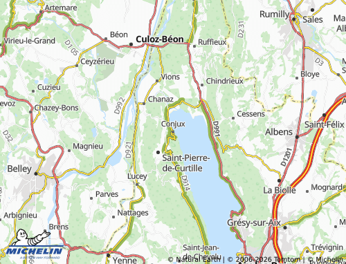 MICHELIN Conjux map - ViaMichelin