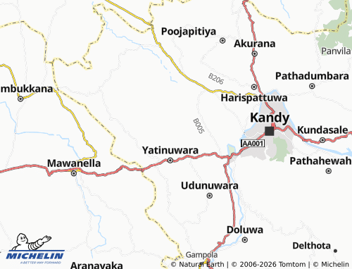 Mappa MICHELIN Ihala Dodamwala - ViaMichelin