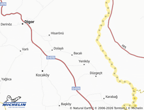 Mapa MICHELIN Bacalı - ViaMichelin