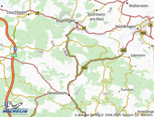 Carte MICHELIN Dehlingen - ViaMichelin