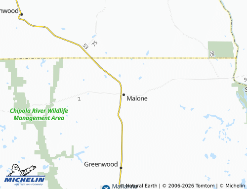 Carte MICHELIN Malone - ViaMichelin