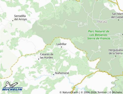 MICHELIN Ladrillar map - ViaMichelin