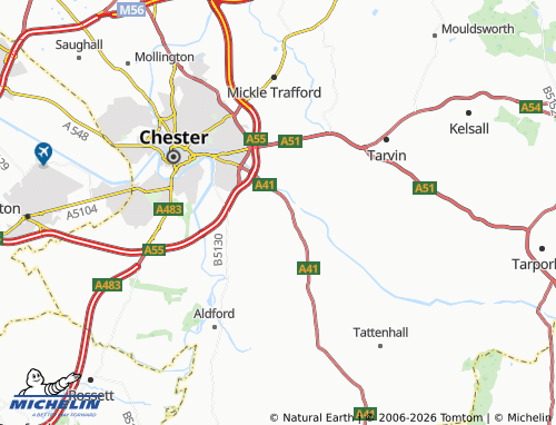 Carte MICHELIN Rowton - ViaMichelin