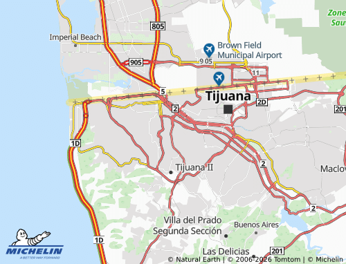 Mapa MICHELIN Chula Vista - ViaMichelin