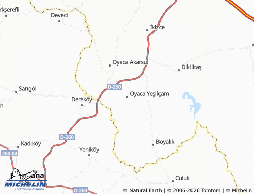 Mapa MICHELIN Oyaca Yeşilçam - ViaMichelin